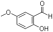 structure of 2-Hydroxy-5-methoxybenzaldehyde CAS 672-13-9