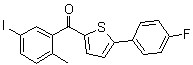 (5-(4-Fluorophenyl)thiophen-2-yl)(5-iodo-2-methylphenyl)methanone CAS 1071929-08-2