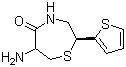 (2S,6R)-6-Amino-2-(2-thienyl)-1,4-thiazepan-5-one CAS 110221-26-6