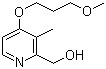 2-hydroxymethyl-4-(3-methoxypropoxy)-3-methylpyridine hydrochloride CAS 118175-10-3