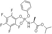 Isopropyl N-[(pentafluorophenoxy)(phenoxy)phosphoryl]-L-alaninate CAS 1334513-02-8