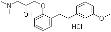 1-(Dimethylamino)-3-[2-[2-(3-methoxyphenyl)ethyl]phenoxy]-2-propanol hydrochloride CAS 135261-74-4