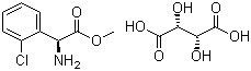 (S)-(+)-Tartarateof methyl-alpha-amino(2-chlorophenyl) acetate CAS 141109-15-1