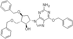 (1S,2S,3S,5S)-5-(2-Amino-6-(benzyloxy)-9H-purin-9-yl)-3-(benzyloxy)?-2-(benzyloxymethyl)?cyclopentanol CAS 142217-77-4 (1S,2S,3S,5S)-5-(2-Amino-6-(benzyloxy)-9H-purin-9-yl)-3-(benzyloxy)?-2-(benzyloxymethyl)?cyclopentanol CAS 142217-77-4