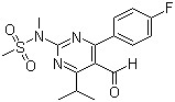 4-(4-Fluorophenyl)-6-isopropyl-2-(N-methyl-N-methylsulfonylamino)pyrimidine-5-carboxaldehyde CAS 147118-37-4