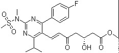 Methyl(+)-(3-R)-7-[4-(4-Fluorophenyl)-6-isopropyl-2-(N-methyl-N-methanesulfonylamino) pyrimidin-5-yl]-3-hydroxy-5-oxo-6(E)-heptenoate CAS 147118-39-6