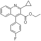 Ethyl 2-cyclopropyl-4-(4-fluorophenyl)-quinolyl-3-carboxylate CAS 148516-11-4