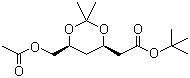 2-[(4R,6S)-6-(Acetoxymethyl)-2,2-dimethyl-1,3-dioxan-4-yl]acetic acid tert-butyl ester CAS 154026-95-6
