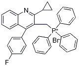 2-Cyclopropyl-4-(4-flourophenyl)-quinolyl-3-methyl triphenylbromide CAS 154057-58-6