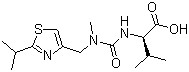 (S)-2-(3-((2-Isopropylthiazol-4-yl)methyl)-3-methylureido)-3-methylbutanoic acid CAS 154212-61-0