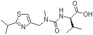 (S)-2-(3-((2-Isopropylthiazol-4-yl)methyl)-3-methylureido)-3-methylbutanoic acid CAS 154212-61-0 (S)-2-(3-((2-Isopropylthiazol-4-yl)methyl)-3-methylureido)-3-methylbutanoic acid CAS 154212-61-0