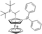 (R)-1-[(1S)-2-(Diphenylphosphino)ferrocenyl]ethyldi-tert-butylph osphine CAS 155830-69-6