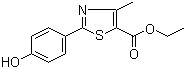 Ethyl2-(4-hydroxyphenyl)-4-methylthiazole -5-carboxylate CAS 161797-99-5