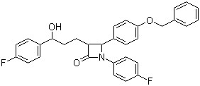 (3R,4S)-1-(4-Fluorophenyl)-3-[(3S)-3-(4-Fluorophenyl)-3-Hydroxypropyl]-4-[4-(Phenylmethoxy)phenyl]-Azetidinone CAS 163222-32-0
