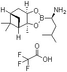 (aR,3aS,4S,6S,7aR)-Hexahydro-3a,8,8-trimethyl-alpha-(2-methylpropyl)-4,6-methano-1,3,2-benzodioxaborole-2-methanamine 2,2,2-trifluoroacetate CAS 179324-87-9