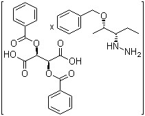 [S-(R’,R’)]-2,3-Bis(benzoyloxy)butanedioic acid compd. with [S-(R’,R’)]-[1-ethyl-2-(phenylmethoxy)propyl]hydrazine CAS 183871-36-5