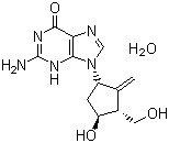 2-Amino-1,9-dihydro-9-[(1S,3R,4S)-4-hydroxy-3-(hydroxymethyl)-2-methylenecyclopentyl]-6H-purin-6-one monohydrate CAS 209216-23-9