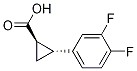 (1R,2R)-2-(3,4-difluorophenyl)cyclopropanecarboxylic acid CAS 220352-36-3