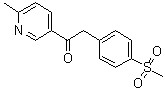 2-(4-Mesylphenyl)-1-(6-methylpyridin-3-yl)- ethan-1-one(KETO) CAS 221615-75-4
