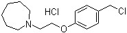 1-(2-(4-(Chloromethyl)phenoxy)ethyl)azepane hydrochloride CAS 223251-25-0 1-(2-(4-(Chloromethyl)phenoxy)ethyl)azepane hydrochloride CAS 223251-25-0