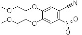 4,5-bis(2-methoxyethoxy)-2-nitrobenzonitrile CAS 236750-65-5