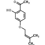 1-(2-hydroxy-4-(3-methylbut-2-enyloxy)phenyl)ethanone CAS 24672-83-1
