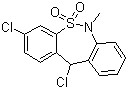 3,11-Dichloro-6,11-dihydro-6-methyldibenzo[c,f][1,2]thiazepine 5,5-dioxide CAS 26638-66-4
