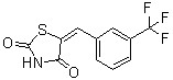 5-[[3-(Trifluoromethyl)phenyl]methylene]-2,4-thiazolidinedione CAS 327033-36-3