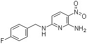 N6-[(4-Fluorophenyl)methyl]-3-nitropyridine-2,6-diamine CAS 33400-49-6