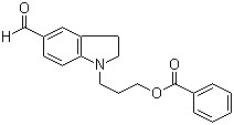 1-[3-(benzoyloxy)propyl]-2,3-dihydro-1H-Indole-5-carboxaldehyde CAS 350797-52-3