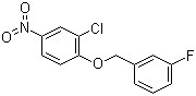3-Chloro-4-(3-fluorobenzyloxy)nitrobenzene CAS 443882-99-3