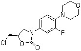 (5R)-5-(Chloromethyl)-3-[3-fluoro-4-(4-morpholinyl)phenyl]-2-oxazolidinone CAS 496031-57-3