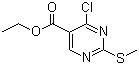 Ethyl 4-chloro-2-methylthio-5-pyrimidinecarboxylate CAS 5909-24-0