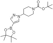 tert-Butyl 4-[4-(4,4,5,5-tetramethyl-1,3,2-dioxaborolan-2-yl)-1H-pyrazol-1-yl]piperidine-1-carboxylate CAS 877399-74-1