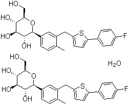 Canagliflozin hemihydrate CAS 928672-86-0 Canagliflozin hemihydrate CAS 928672-86-0