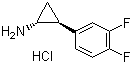 (1R,2S)-rel-2-(3,4-Difluorophenyl)cyclopropanamine hydrochloride CAS 1156491-10-9