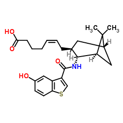 (1R,2R,3S,5S)-7-[2-(5-Hydroxybenzothiophen-3-ylcarboxamido)-6,6-dimethylbicyclo[3.1.1]hept-3-yl]-5(Z)-heptenoic acid CAS 209268-36-0