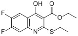 Ethyl 6,7-difluoro-2-ethylmercapto-4-hydroxyquinoline-3-carboxylate CAS 154330-67-3