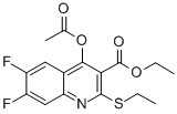 Ethyl 4-acetoxy-6,7-difluoro-2-(ethylthio)quinoline-3-carboxylate CAS 154330-68-4