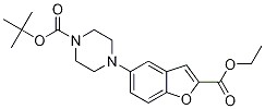 Ethyl 5-(4-tert-butoxycarbonyl-1-piperazinyl)benzofuran-2-carboxylate CAS 183288-43-9