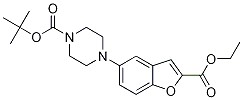 Ethyl 5-(4-tert-butoxycarbonyl-1-piperazinyl)benzofuran-2-carboxylate CAS 183288-43-9 Ethyl 5-(4-tert-butoxycarbonyl-1-piperazinyl)benzofuran-2-carboxylate CAS 183288-43-9