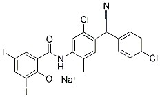 Closantel sodium CAS 61438-64-0