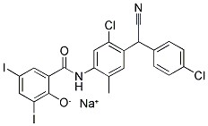 Closantel sodium CAS 61438-64-0 Closantel sodium CAS 61438-64-0
