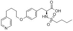 N-Butylsulfonyl-O-(4-(4-pyridinyl)butyl)-L-tyrosine CAS 149490-61-9