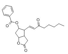 5-(benzoyloxy)-3,3a,4,5,6,6a-hexahydro-4-(3-oxo-1-octenyl)-2H-cyclopenta(b)furan-2-one CAS 40834-86-4 5-(benzoyloxy)-3,3a,4,5,6,6a-hexahydro-4-(3-oxo-1-octenyl)-2H-cyclopenta(b)furan-2-one CAS 40834-86-4