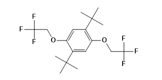1,4-Bis(2-methyl-2-propanyl)-2,5-bis(2,2,2-trifluorethoxy)benzol CAS 1147737-68-5 1,4-Bis(2-methyl-2-propanyl)-2,5-bis(2,2,2-trifluorethoxy)benzol CAS 1147737-68-5