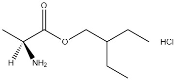 (S)-2-Ethylbutyl 2-Aminopropanoate Hydrochloride CAS 946511-97-3