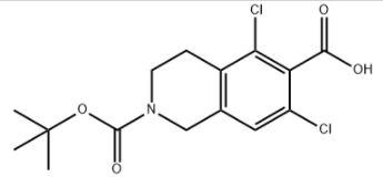 5,7-Dichloro-3,4-dihydro-2,6(1H)-isoquinolinedicarboxylic acid 2-(1,1-dimethylethyl) ester CAS 851784-82-2