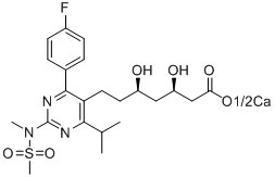 Rosuvastatin 6,7-Dihydro Impurity CAS 1194303-42-83 Rosuvastatin 6,7-Dihydro Impurity CAS 1194303-42-83