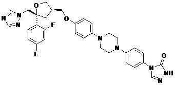 Posaconazole Deshydroxypentanyl Impurity CAS 161532-56-5